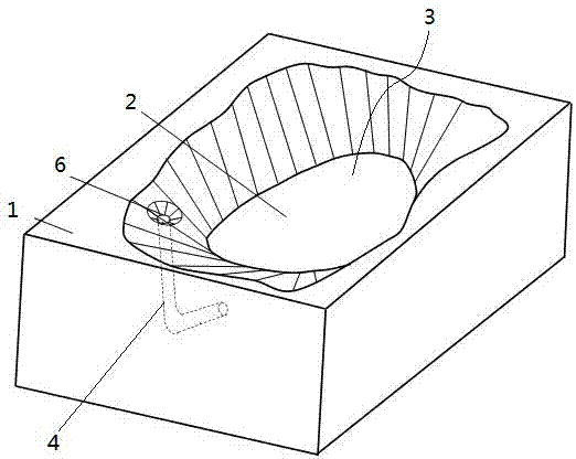 Karst funnel reservoir, pit type flood releasing structure thereof and construction method of pit type flood releasing structure