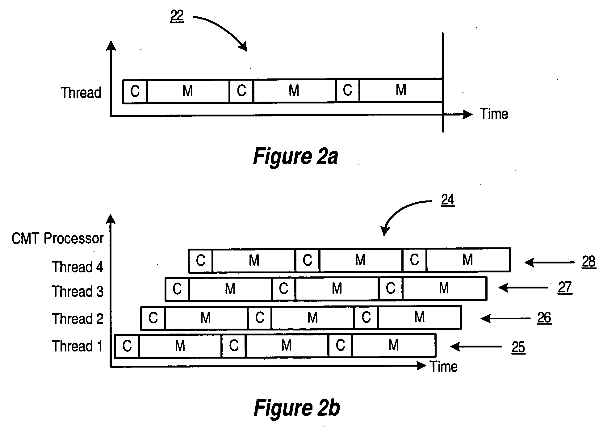 System and method for controlling thread suspension in a multithreaded processor