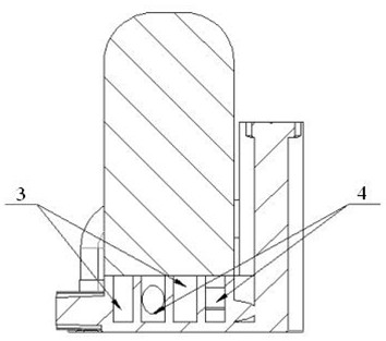 Brazing method for core body switching section assembly