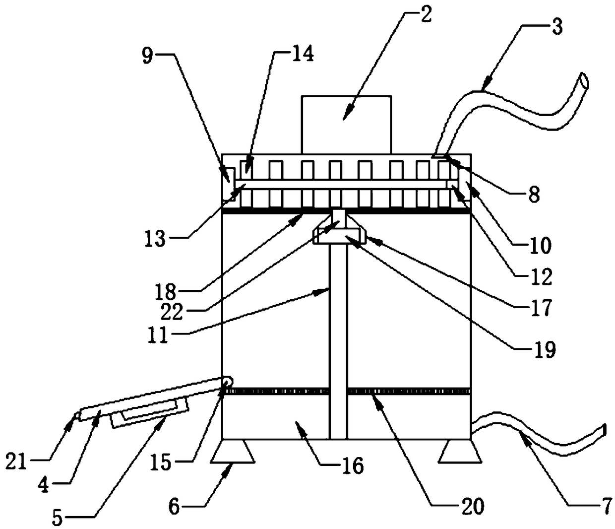 Papermaking beating device for facilitating uniform beating