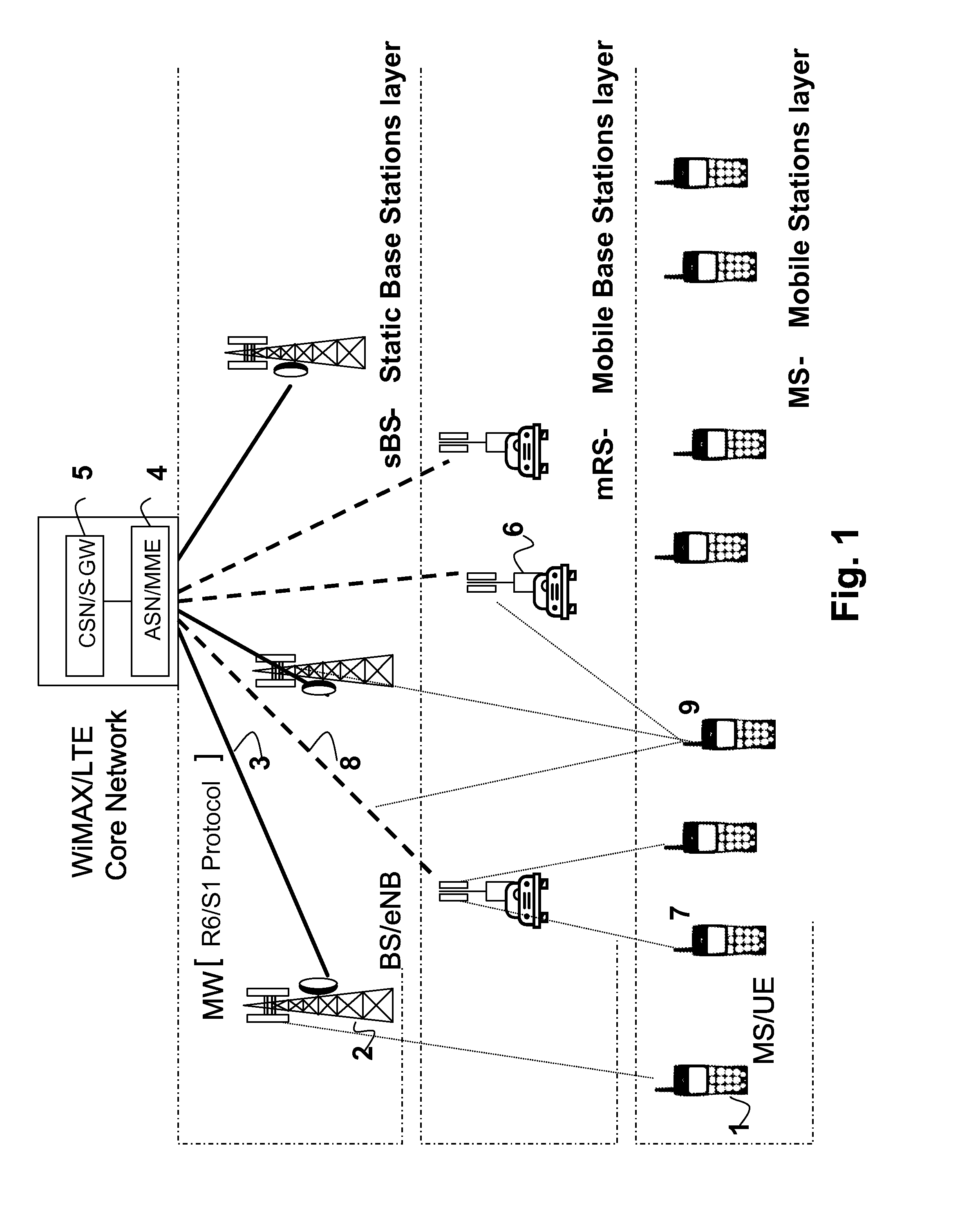 Moving cellular communication system operative in an emergency mode