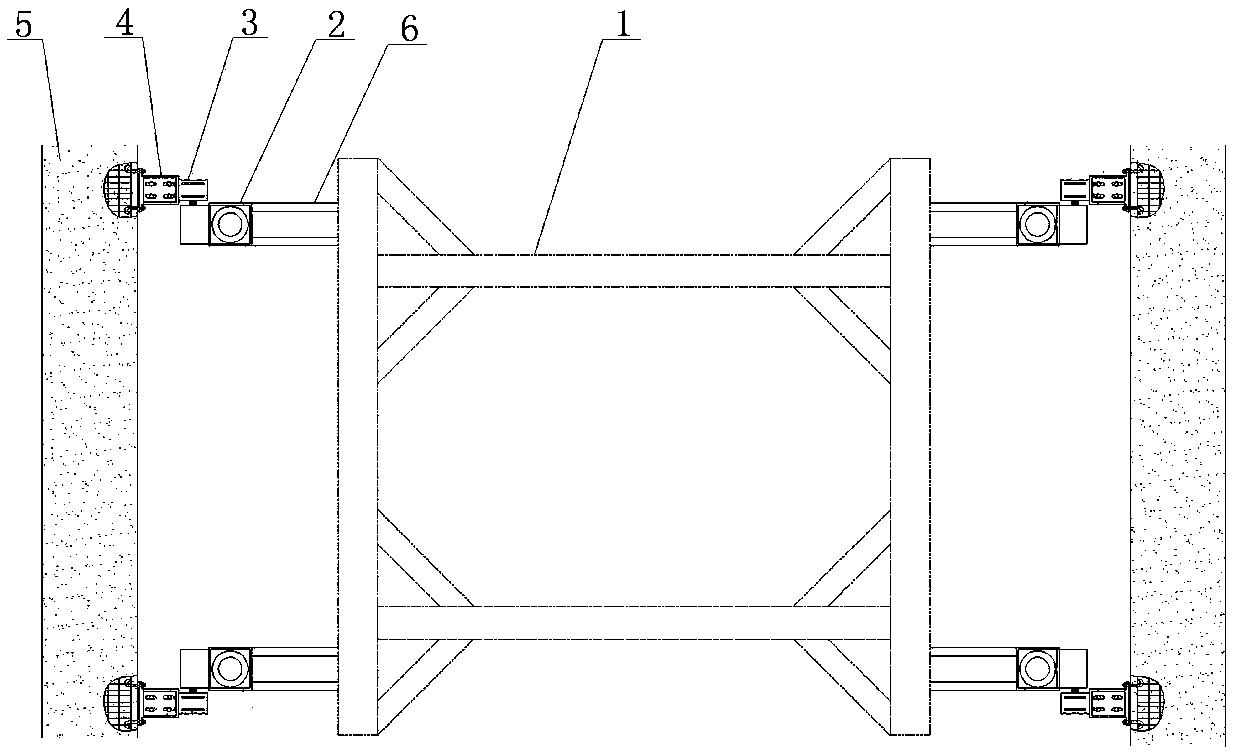 A liftable support system for a subway foundation pit and its lifting construction method