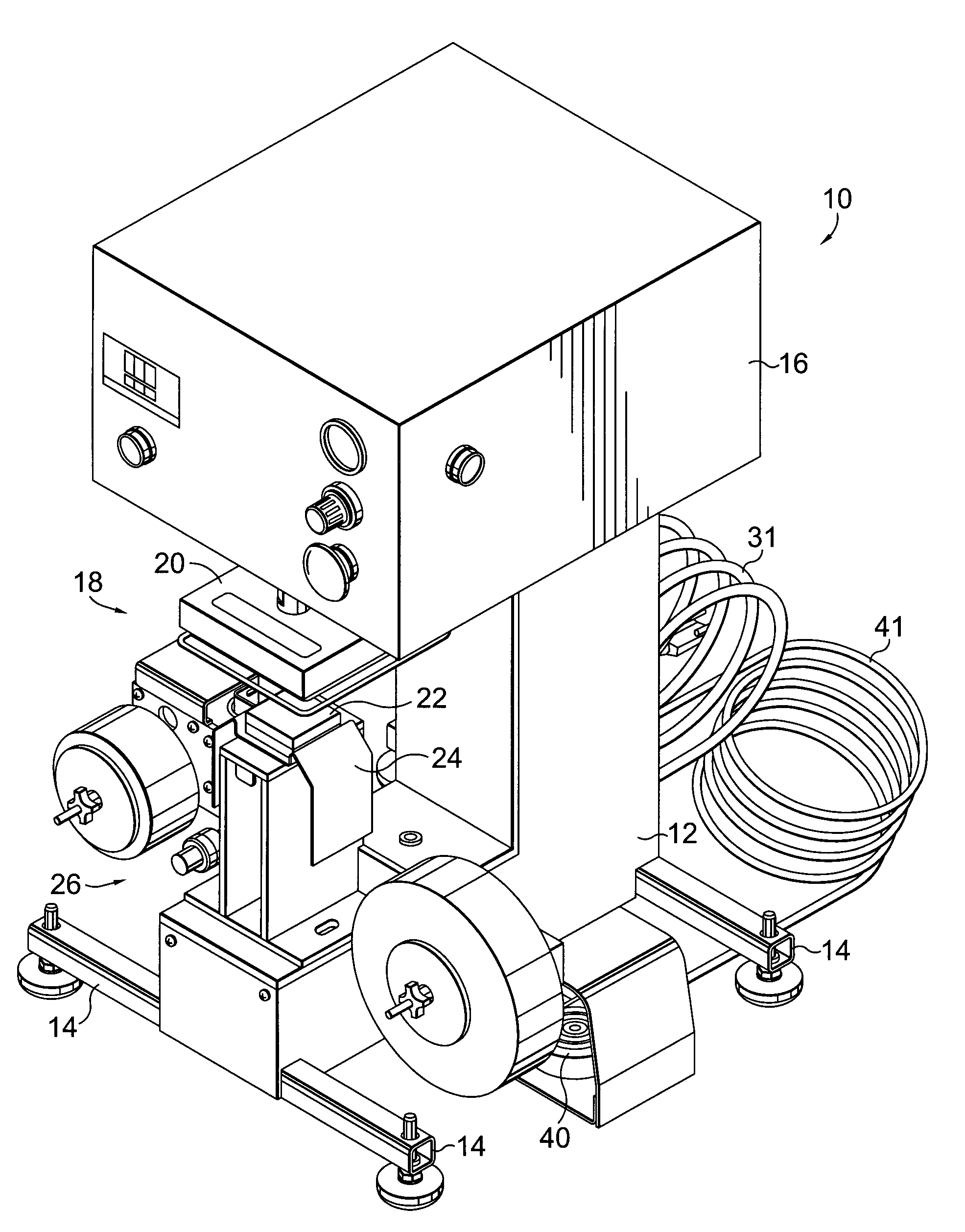 Roll-to-roll heat transfer machine