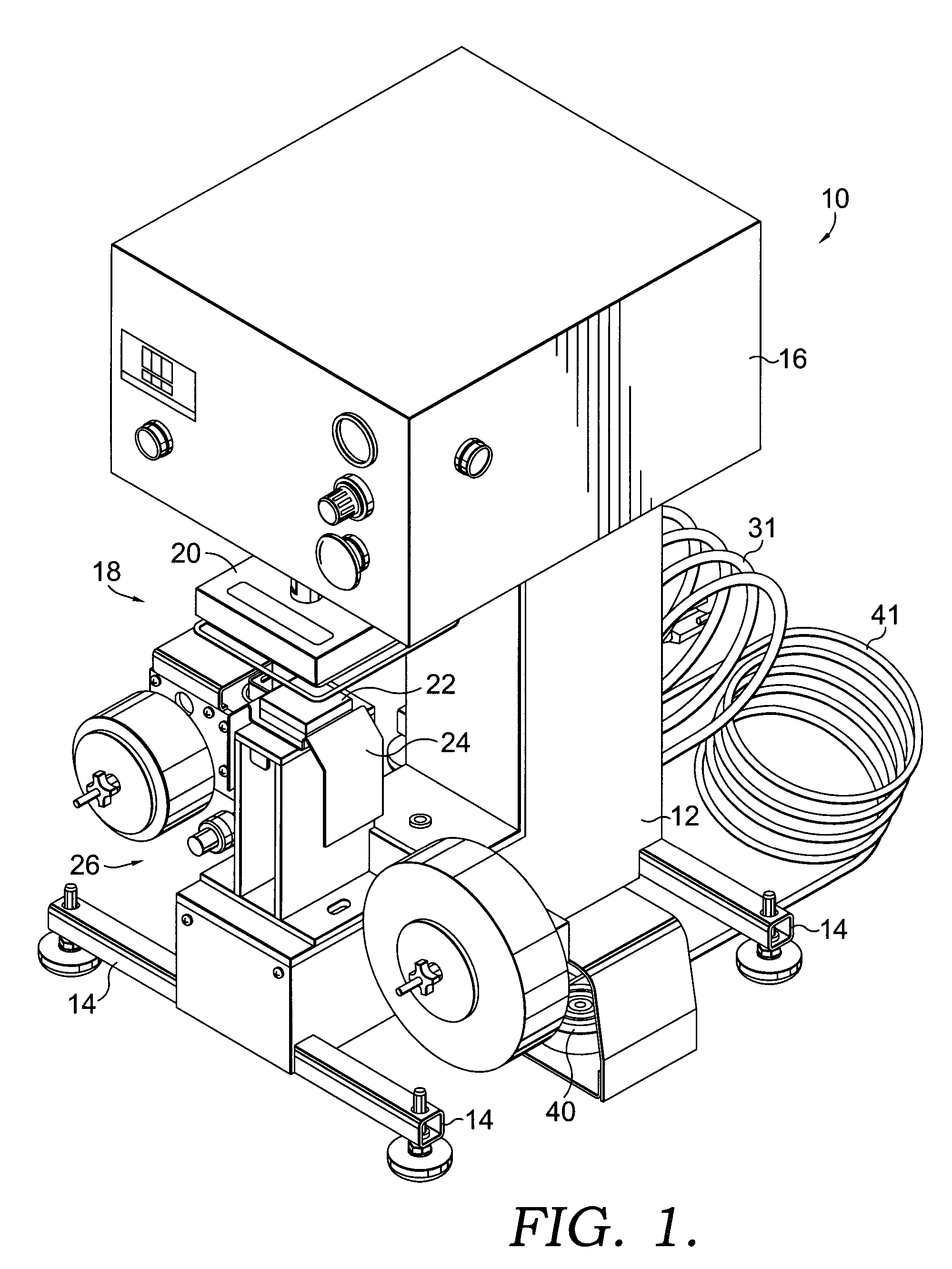 Roll-to-roll heat transfer machine