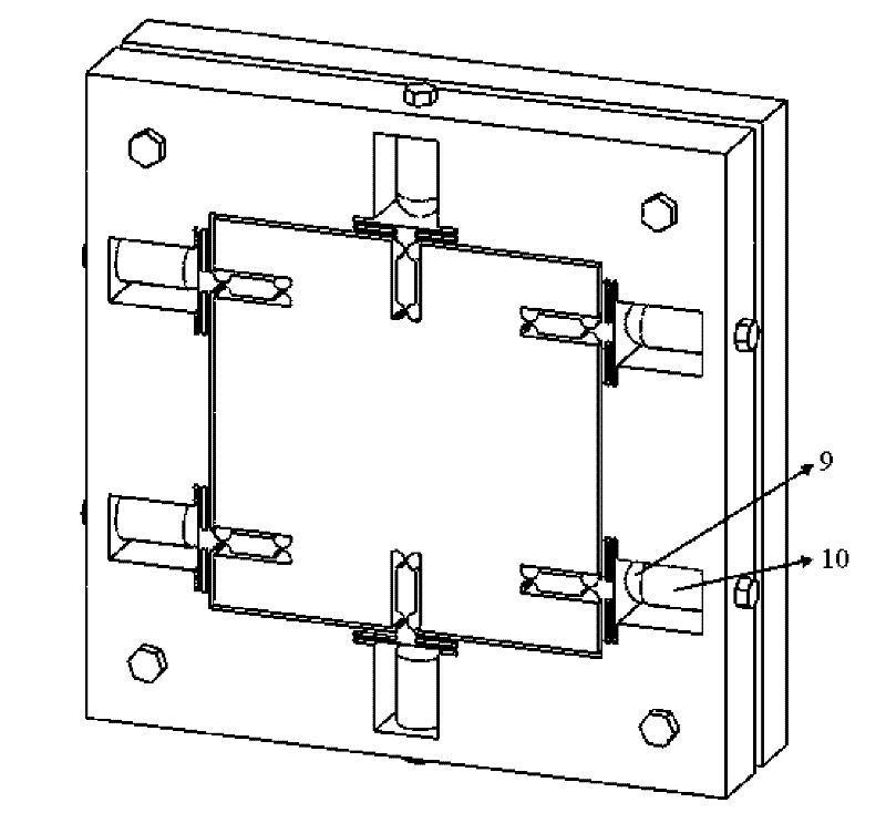 Three-degree of freedom flexible precision positioning workbench