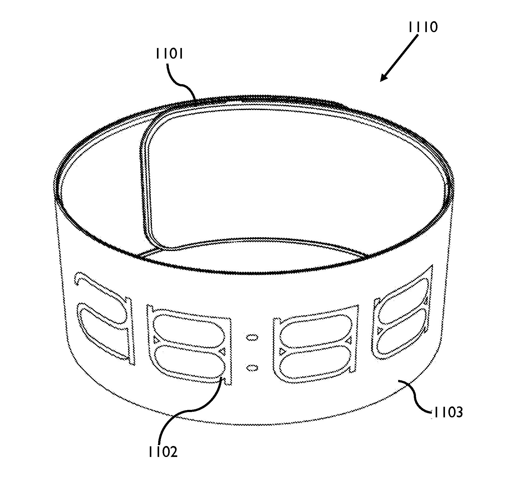 Flexible wristwatch with segmented e-paper display