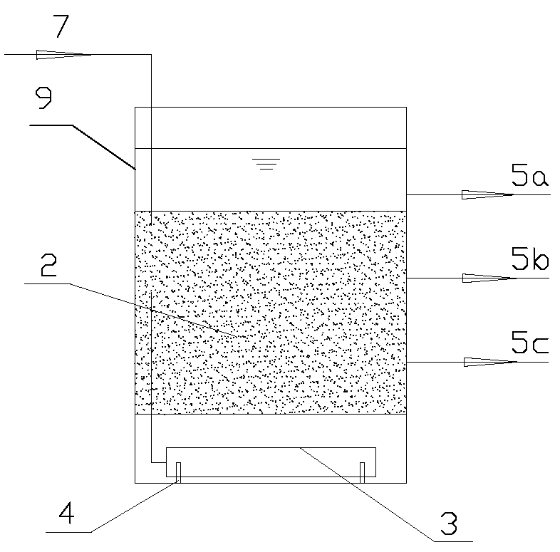 Annular flow aerobic granule sludge reactor