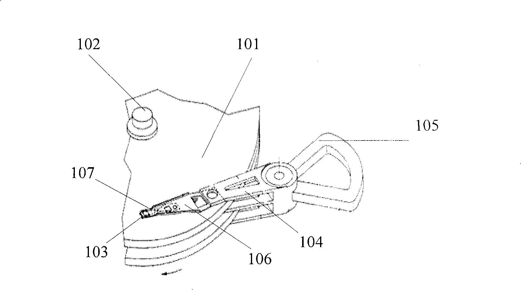 Cantilever member, magnetic head folding piece combination and manufacturing method and disk driving unit