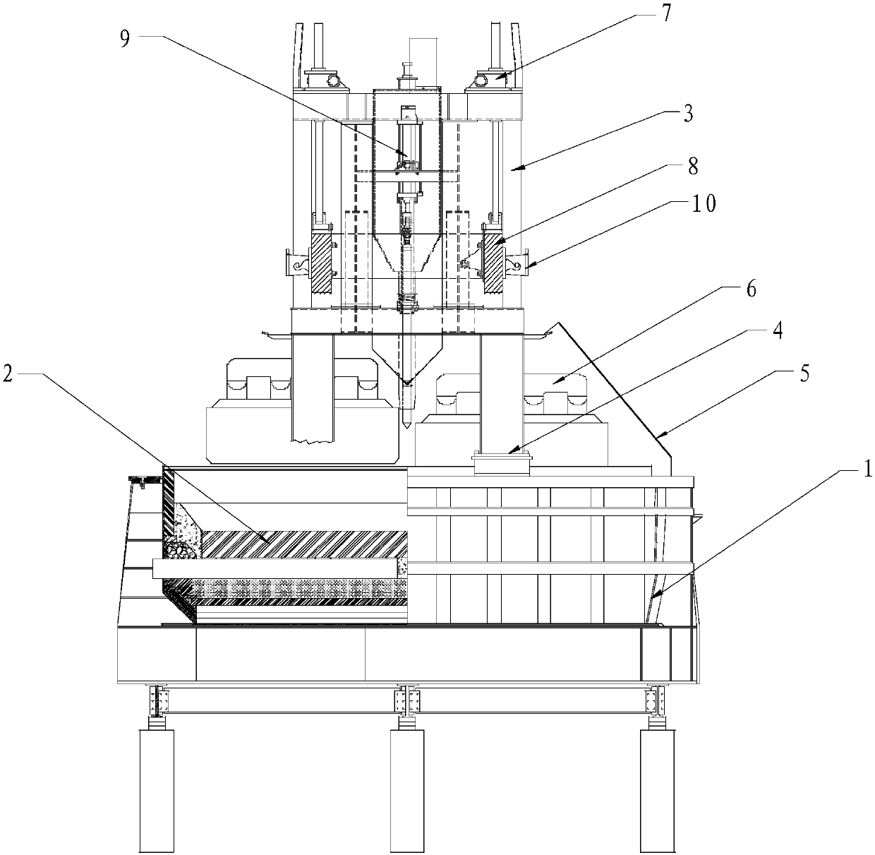 Aluminum cell with pre-baked anode