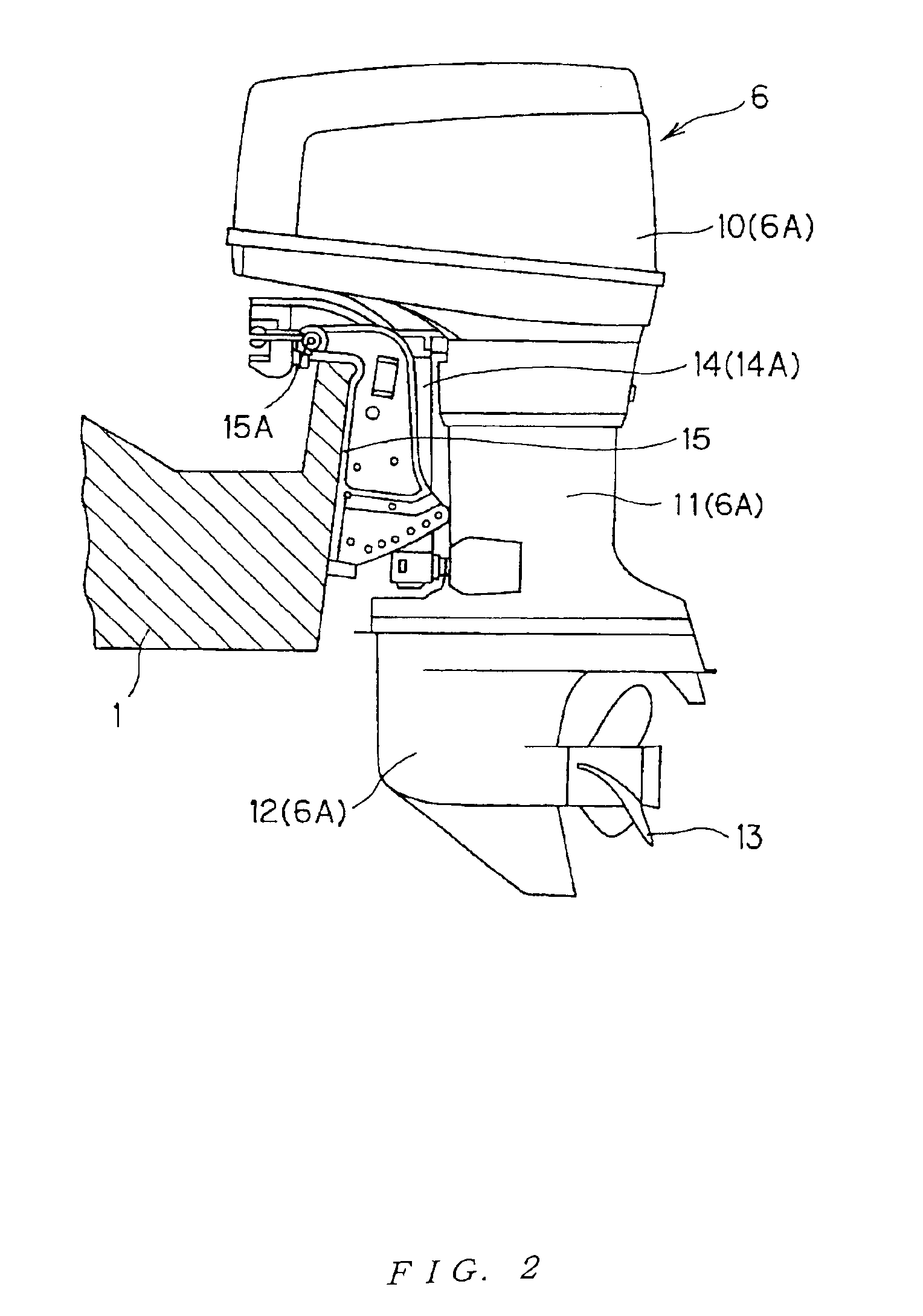 Power steering device for boat with outboard motor