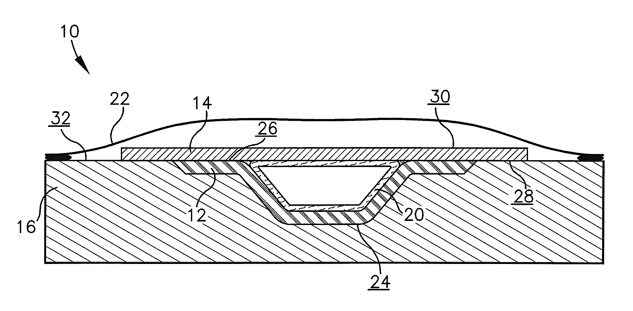 Method and tooling for manufacture of co-cured composite structures