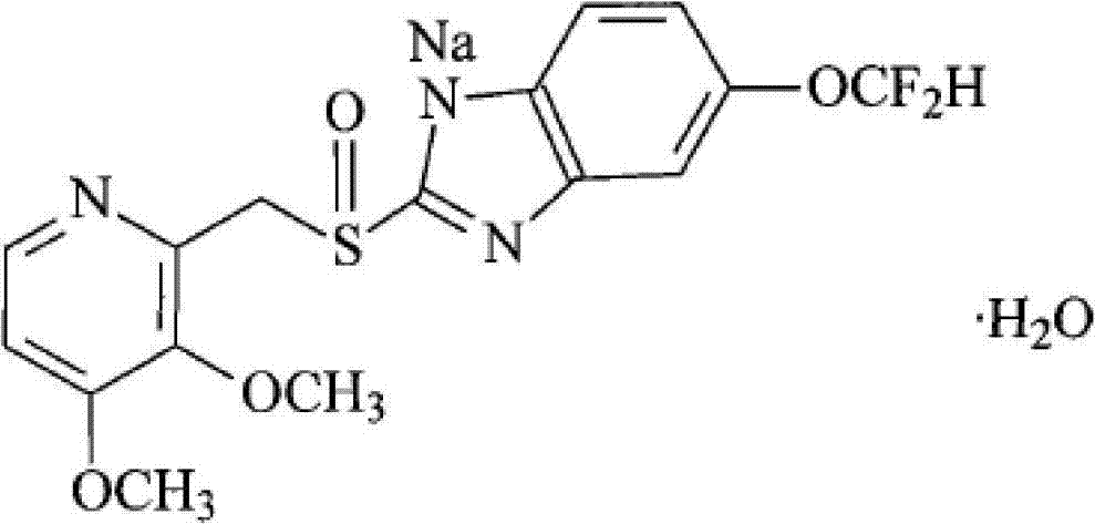 Pantoprazole sodium freeze-dried powder injection and preparation method thereof