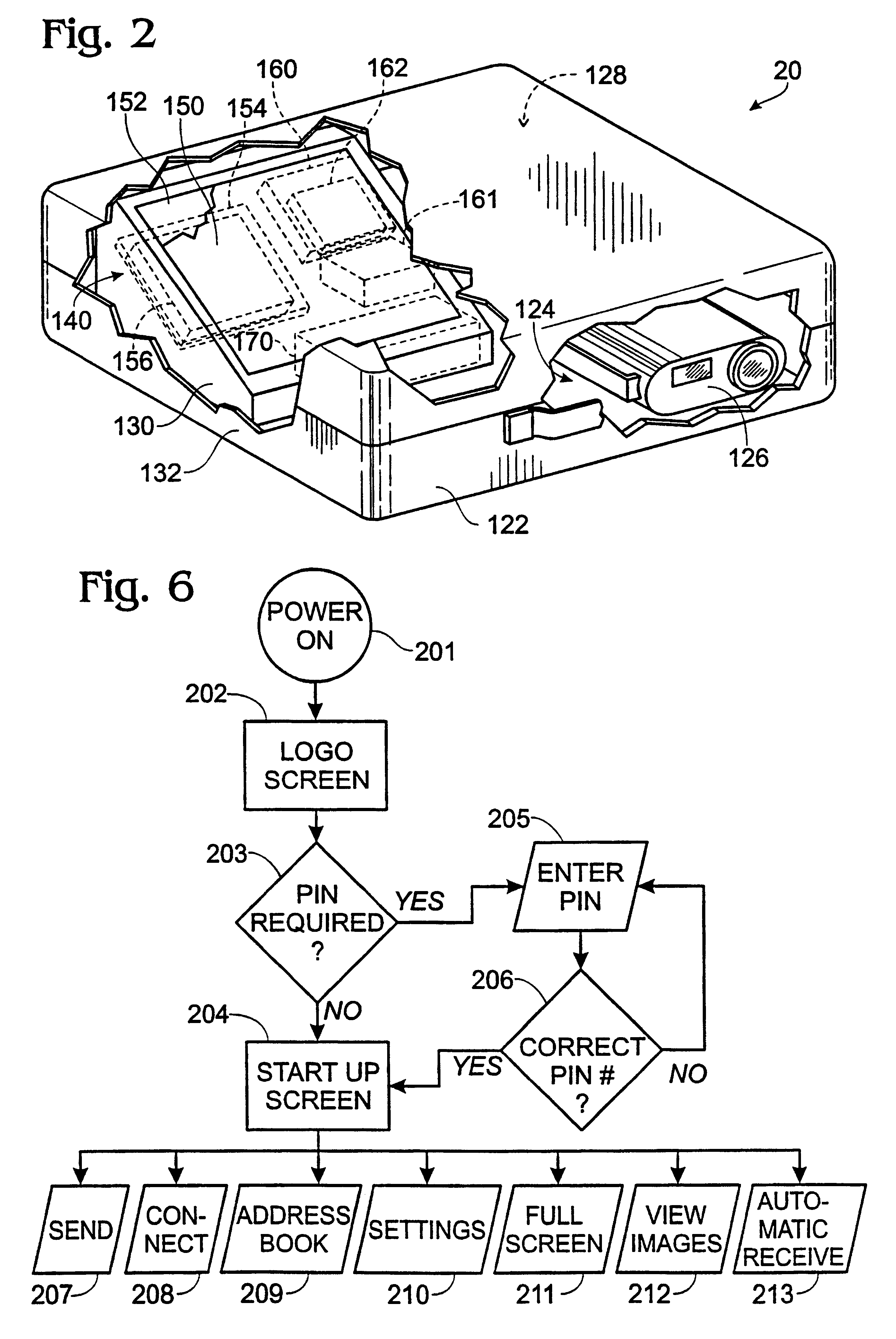 Mobile telecommunication device for simultaneously transmitting and receiving sound and image data