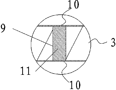 A directional corrosion film component and its use method