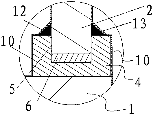 A directional corrosion film component and its use method