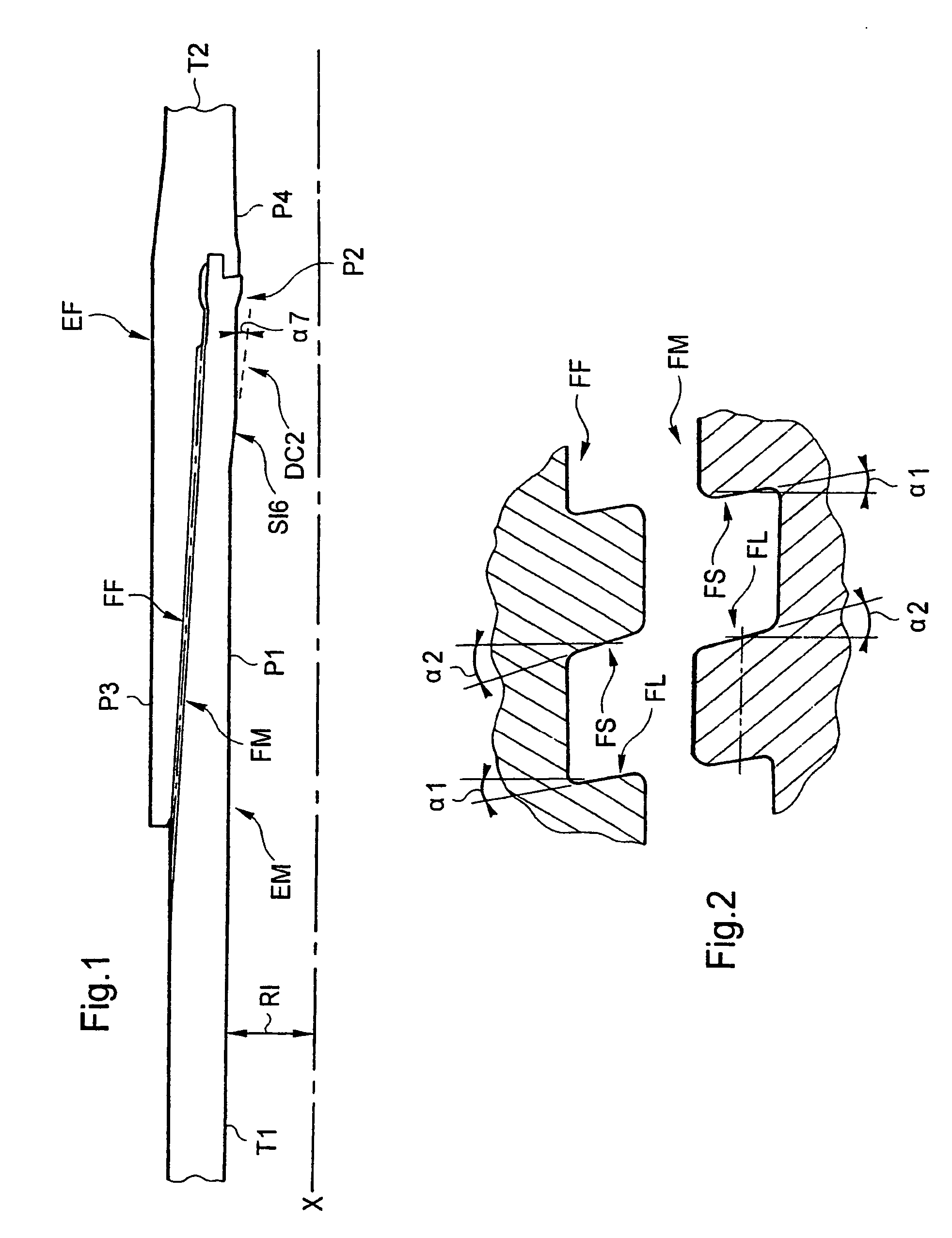 Sealed tubular joint comprising local and initial added thickness(es) by means of plastic expansion