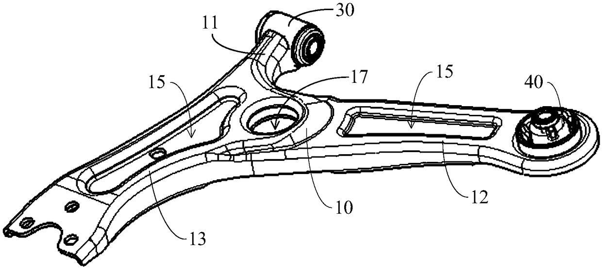 Front suspension control arm