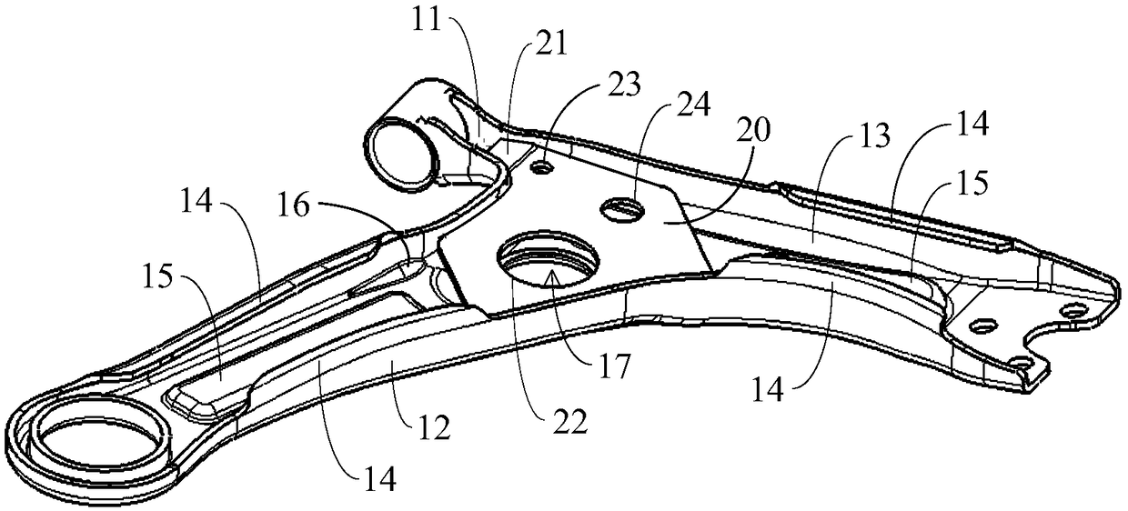 Front suspension control arm