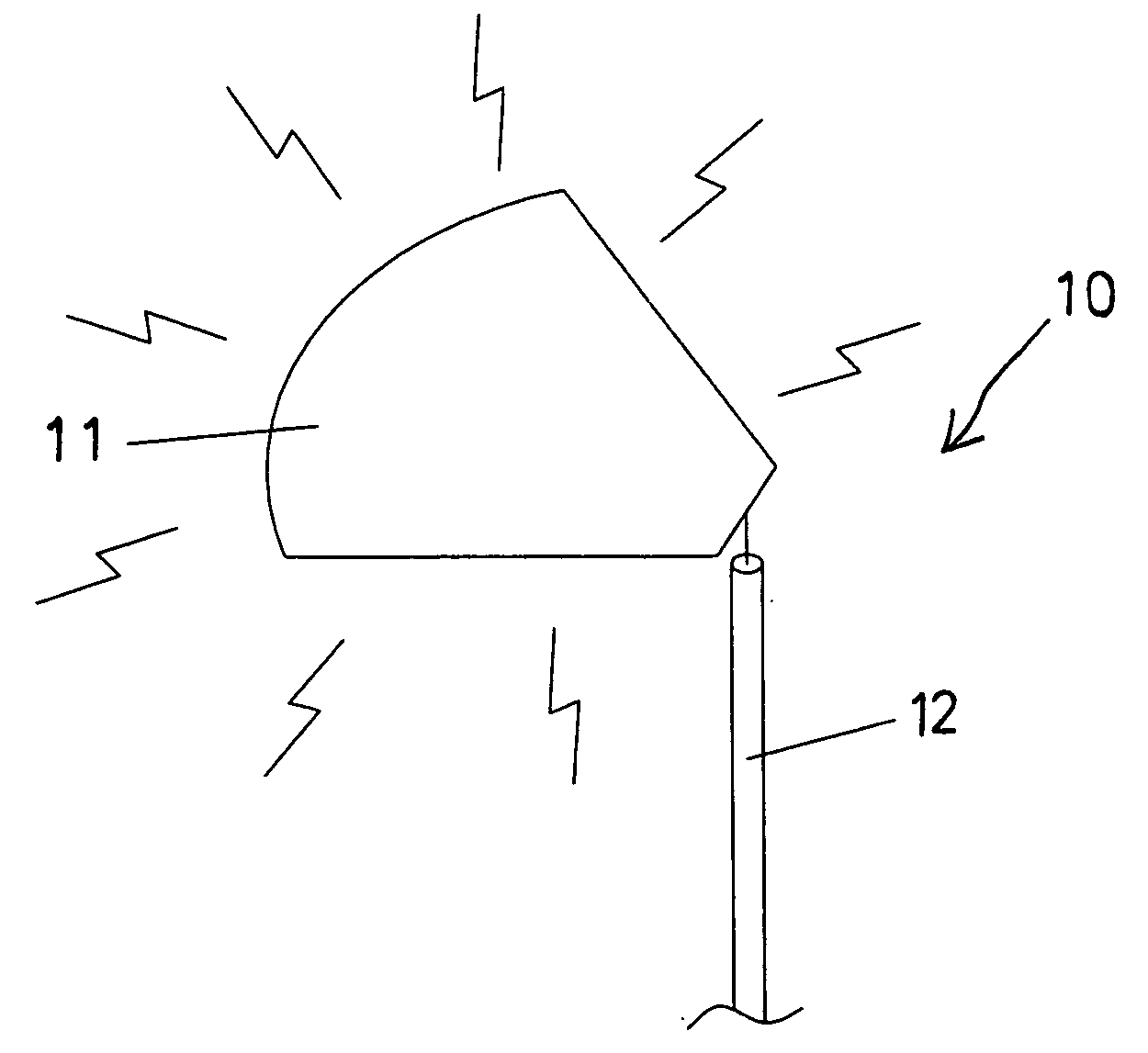 Antenna device having membrane structure
