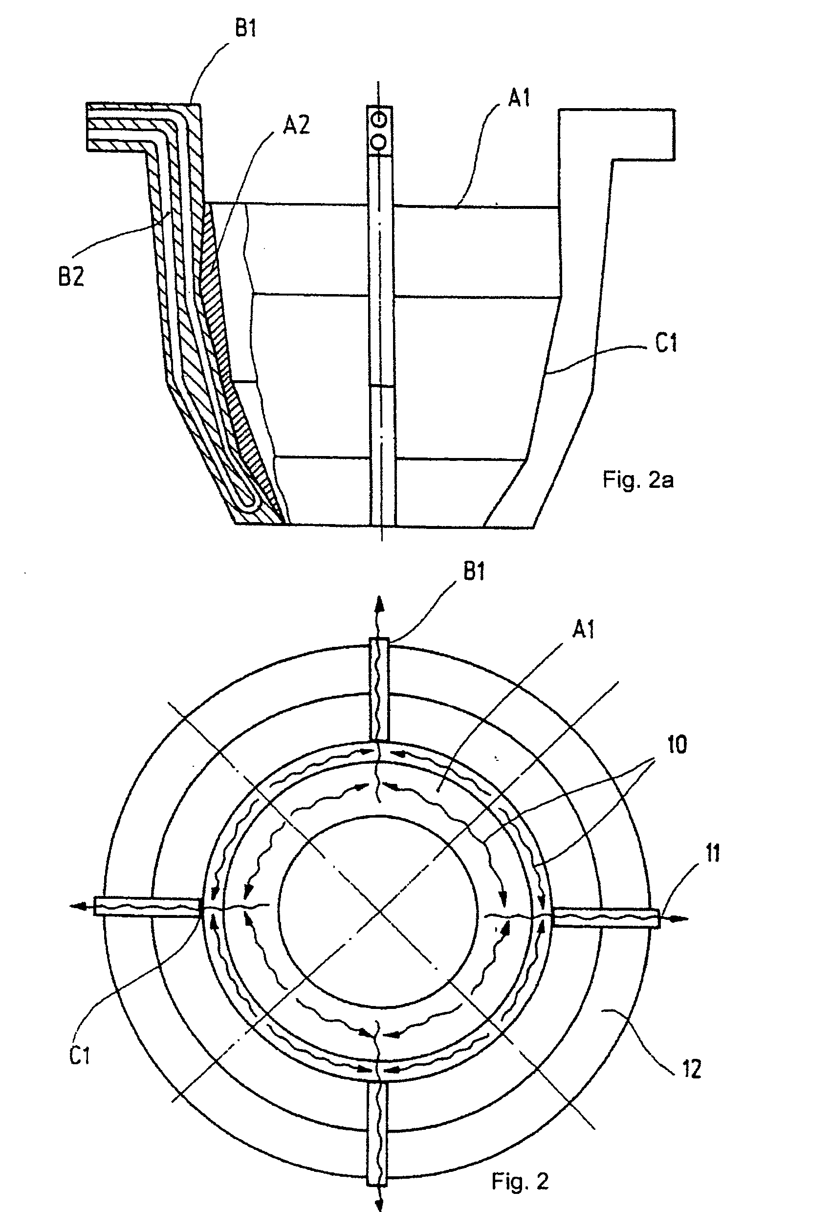 Optical component having an improved transient thermal behavior and method for improving the transient thermal behavior of an optical component