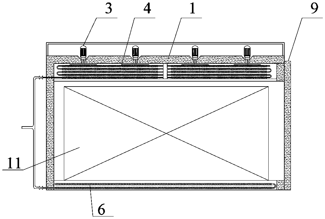 Wood superheated steam drying and heat treatment integrated device and using method