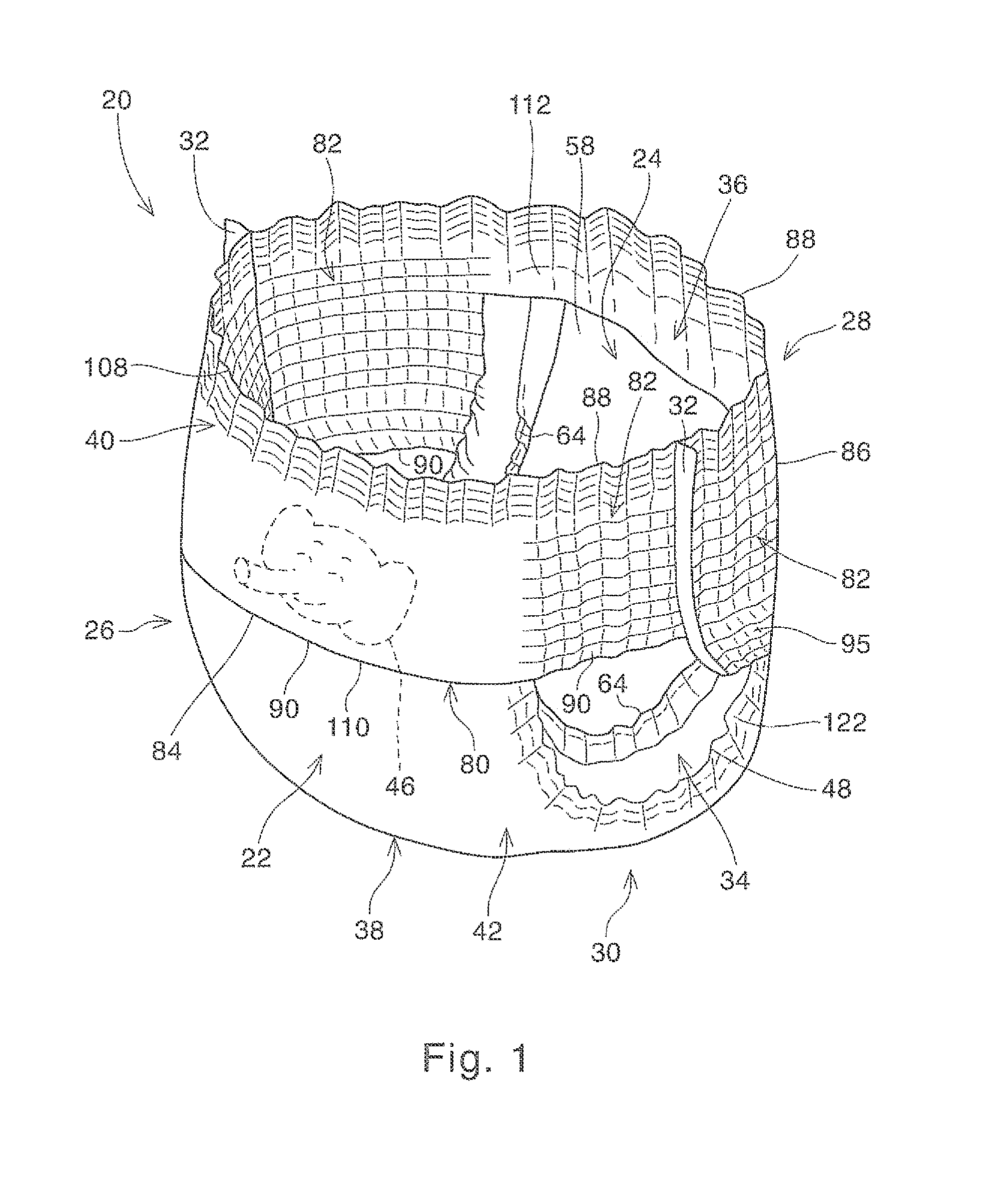 Elastic Member Cutting Roll System, Method, and Absorbent Article Made Therefrom