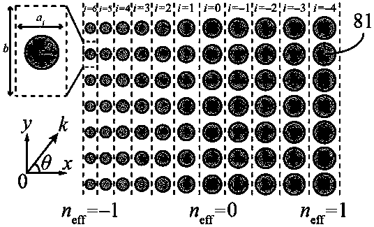 A graded index metamaterial and its entangled photon pair generation system