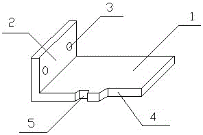 A LED display module fixing device