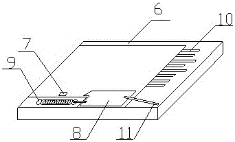 A LED display module fixing device