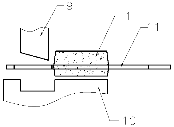 SOT-89/223-2L lead frame and preparation method of two-pin structure