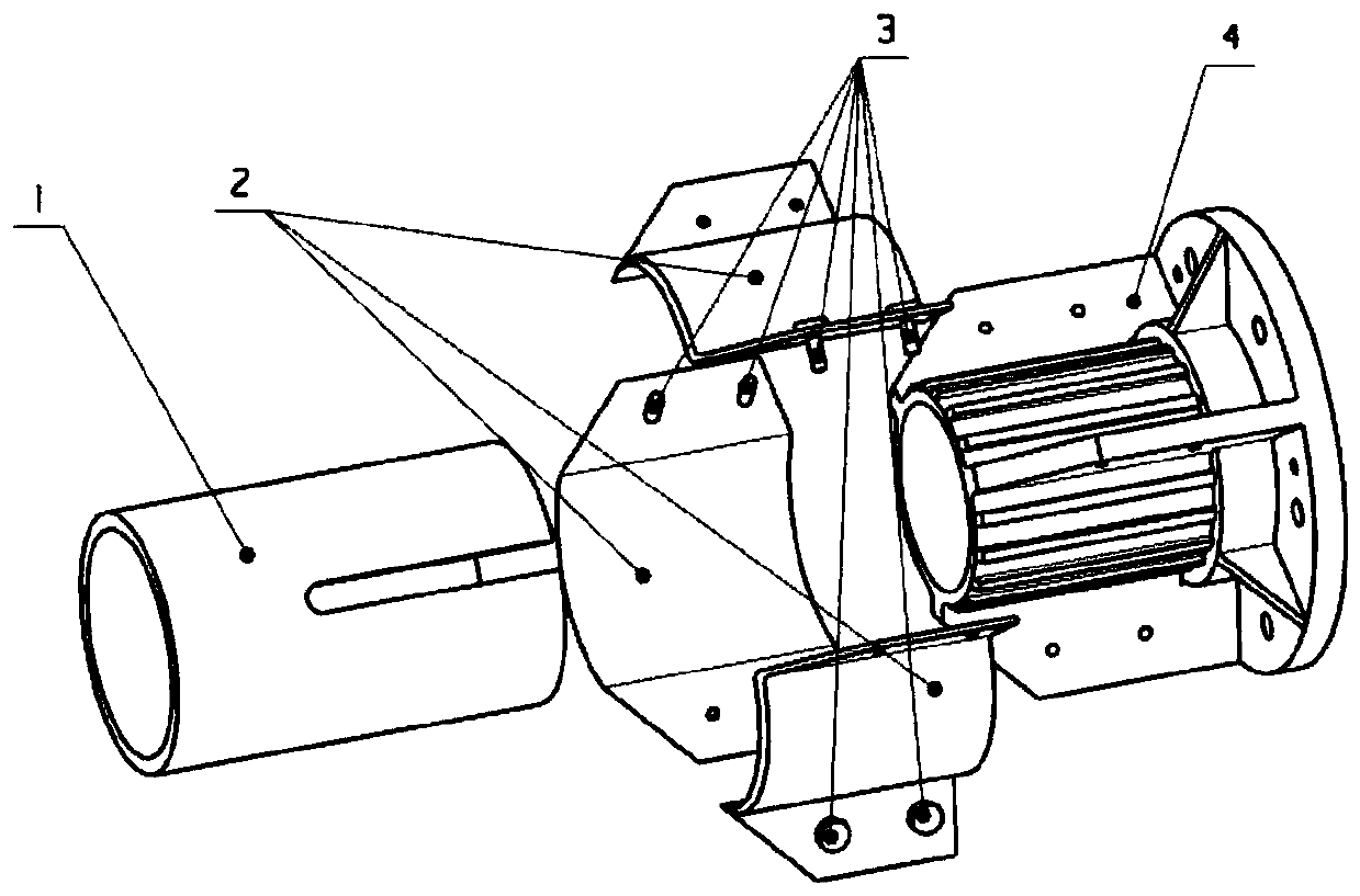 Carbon fiber composite material rod joint