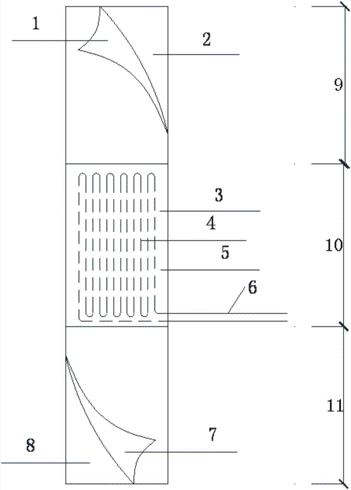 Strain gauge for measuring steel and concrete bonding slipping and paste method thereof