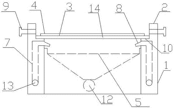 Cleanable clamp for brake disc processing