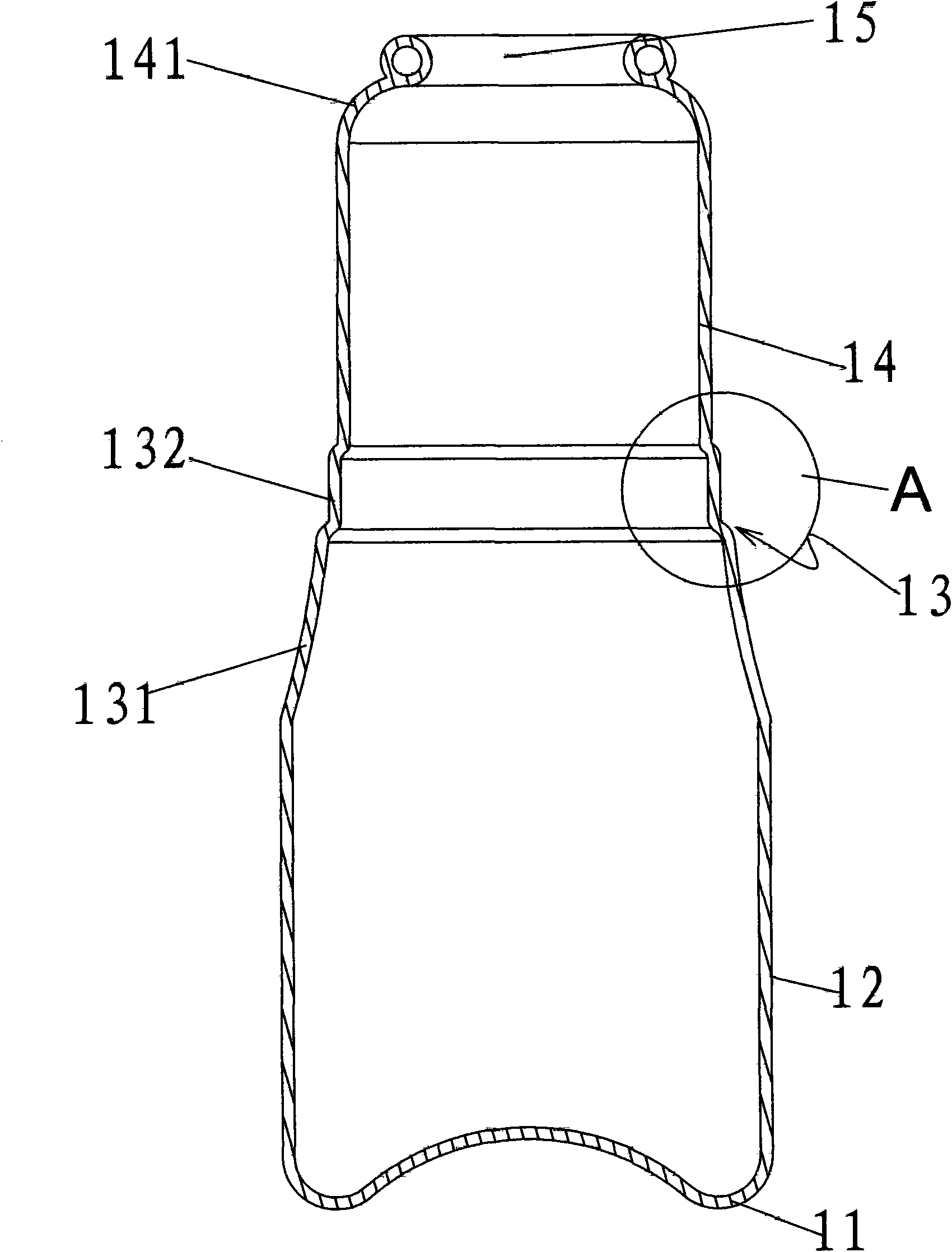 Double-waist aluminum packaging tin and production method