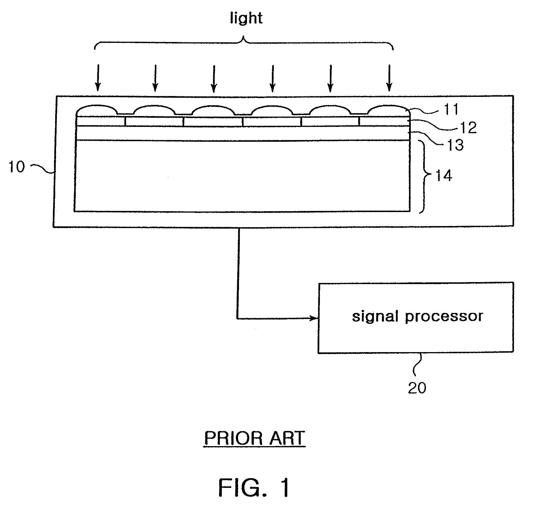 Image sensor for semiconductor light-sensing device and image processing apparatus using the same