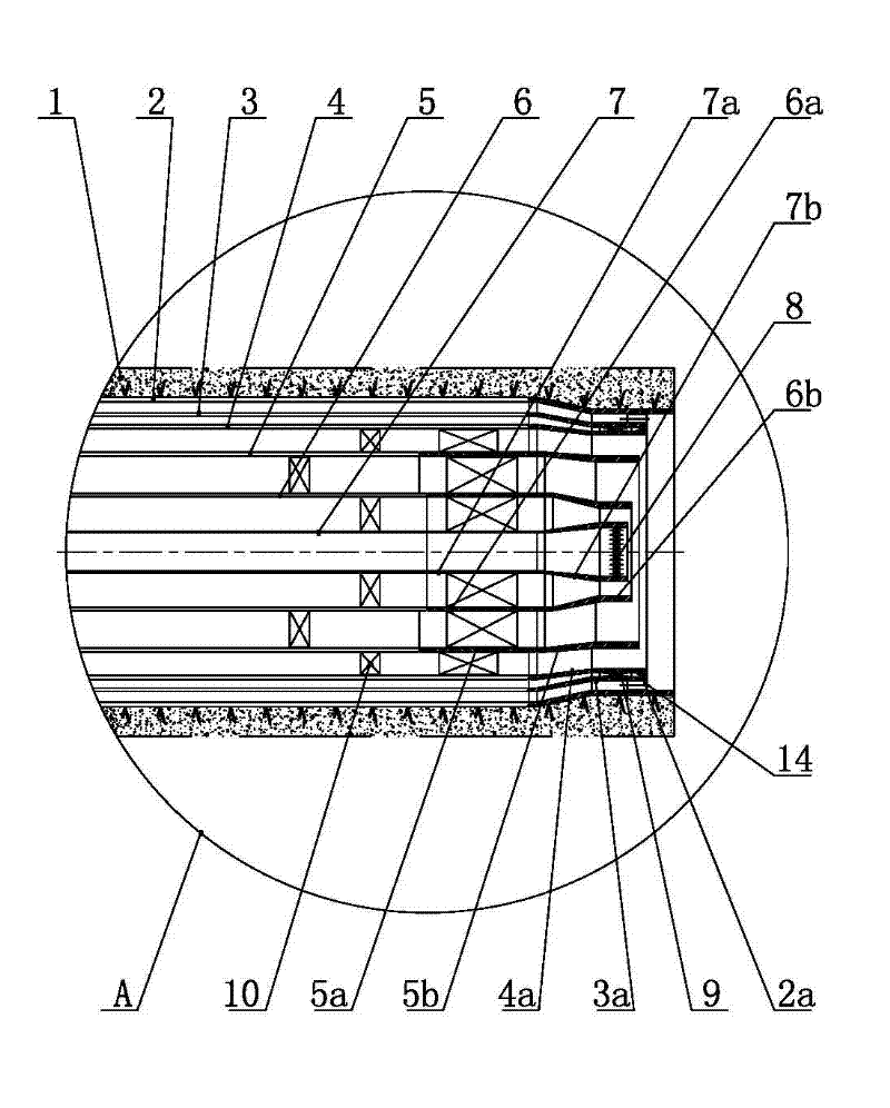 Multi-channel mixed gas burner