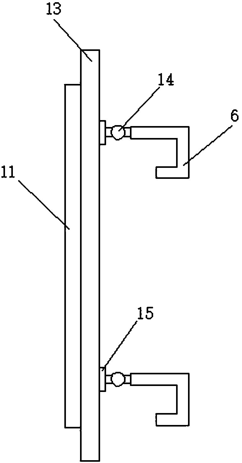 Clamping mechanism for turnover box