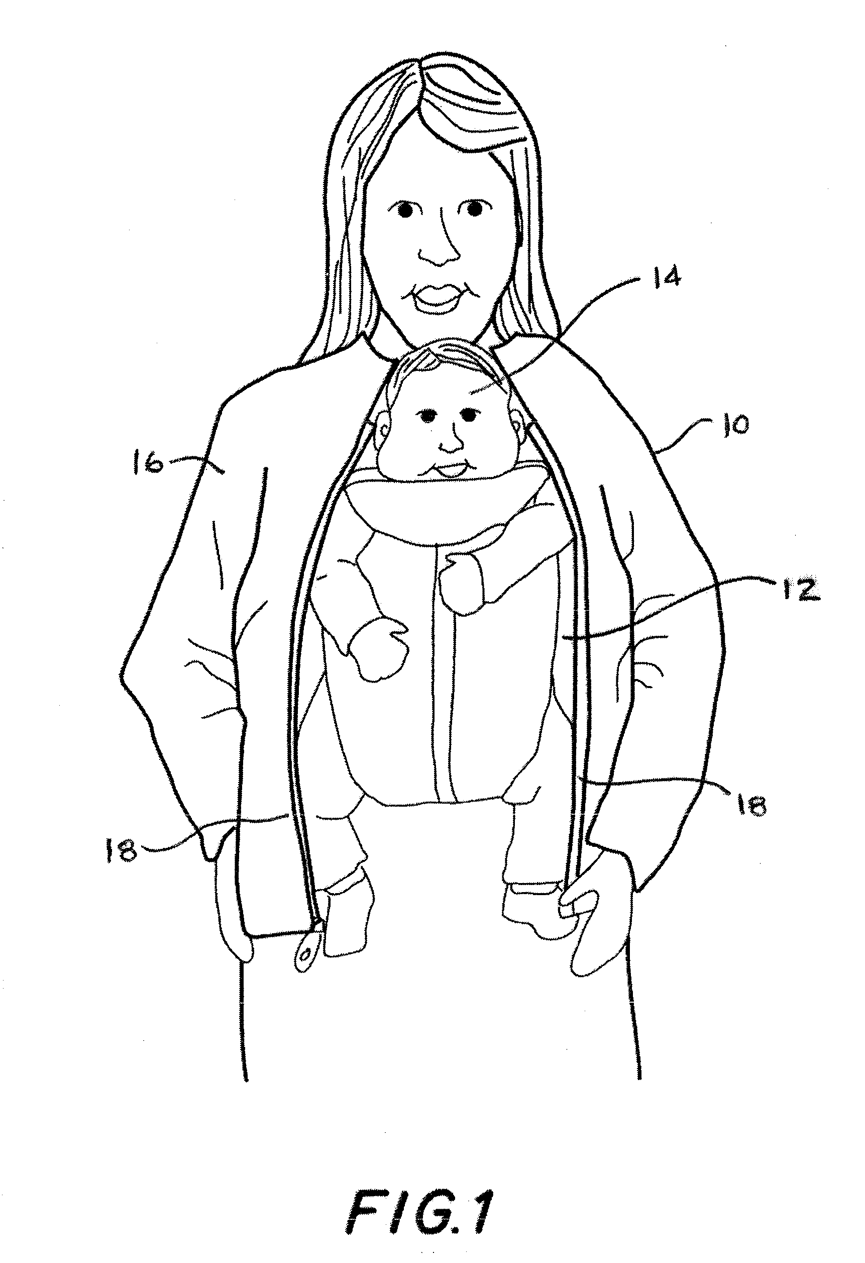 Coat extension infant cover