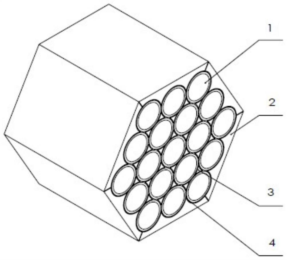 Stainless steel honeycomb type heat exchanger and vacuum brazing method thereof