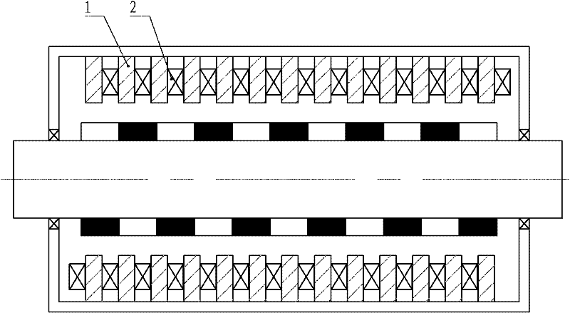 Cylindrical transverse flux linear motor of zigzag ring winding structure