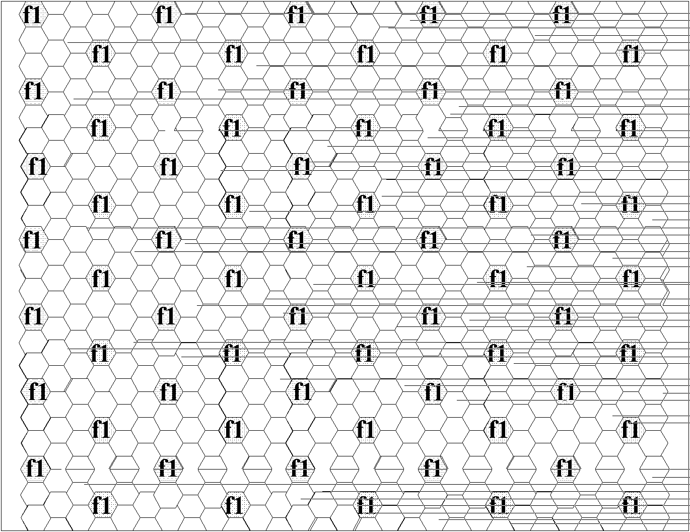 Soft frequency reusing method and device based on cognitive technology and base station