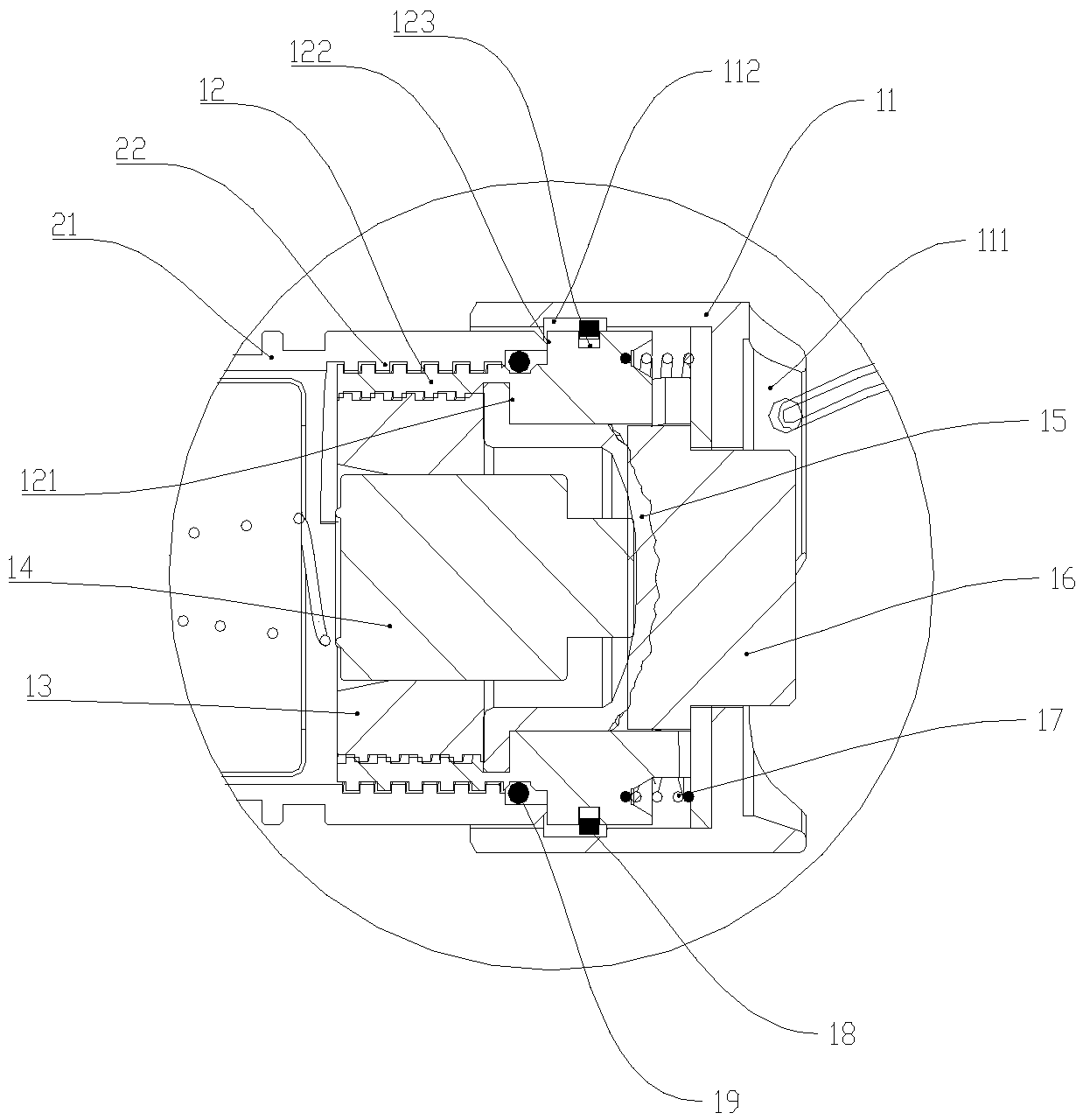 Anti-loose tail cap mechanism and lighting device thereof