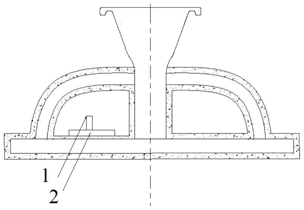A method for preparing formwork with controllable heat dissipation conditions
