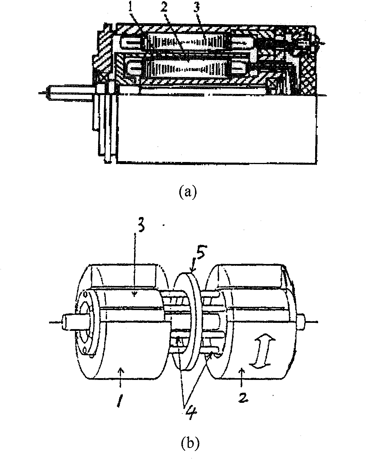 Torque motor for satellite antenna pointing mechanism