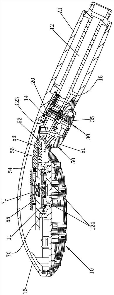 Waterway control device and hand-held water outlet device