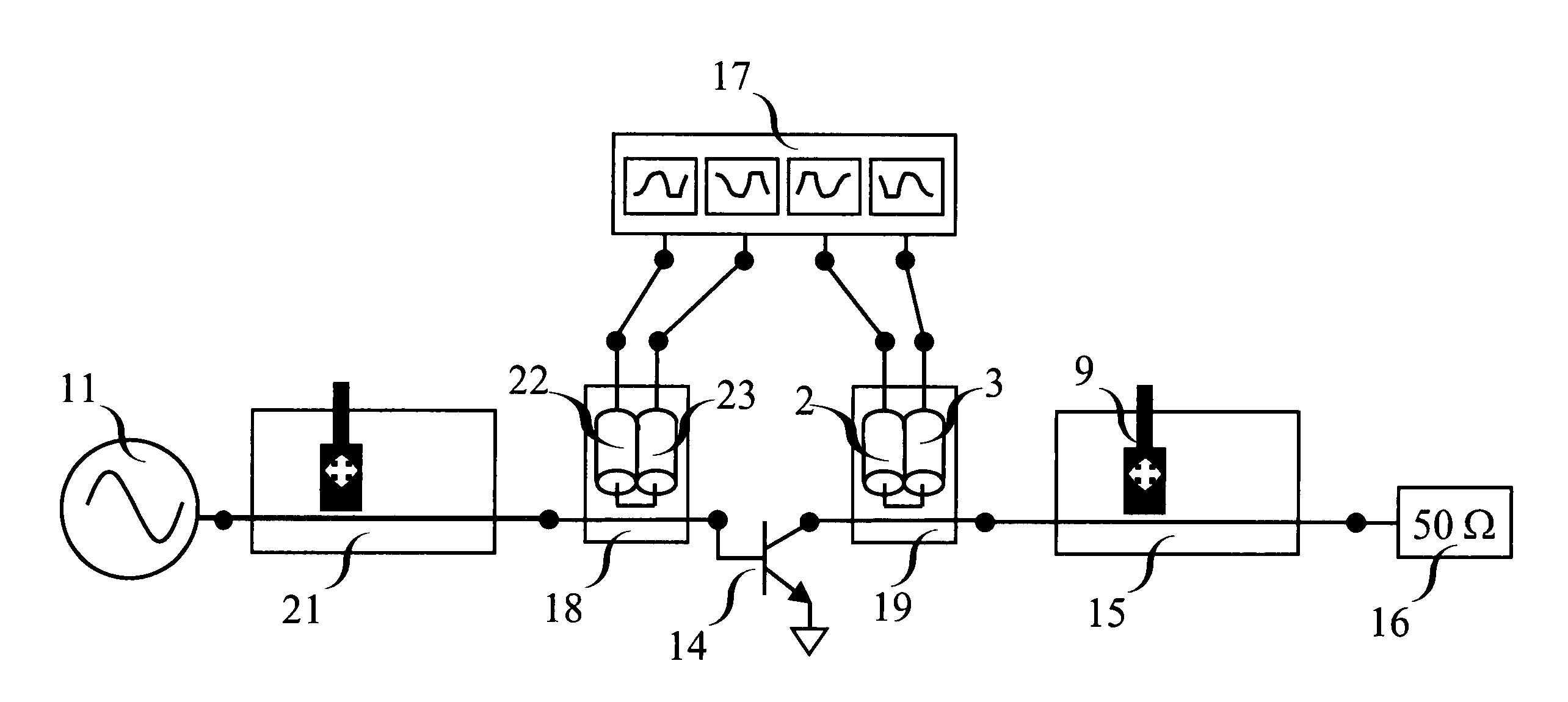 Method and an apparatus for characterizing a high-frequency device-under-test in a large signal impedance tuning environment