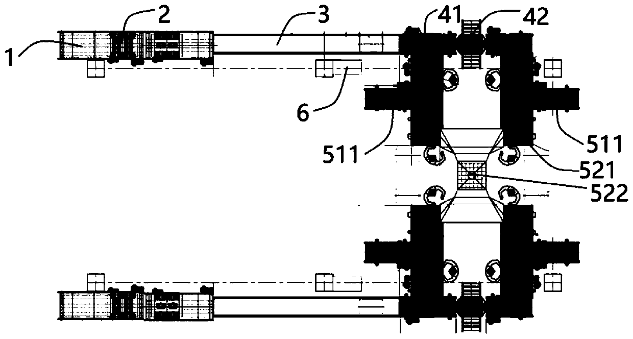 A feeding method for conveying white granulated sugar packets