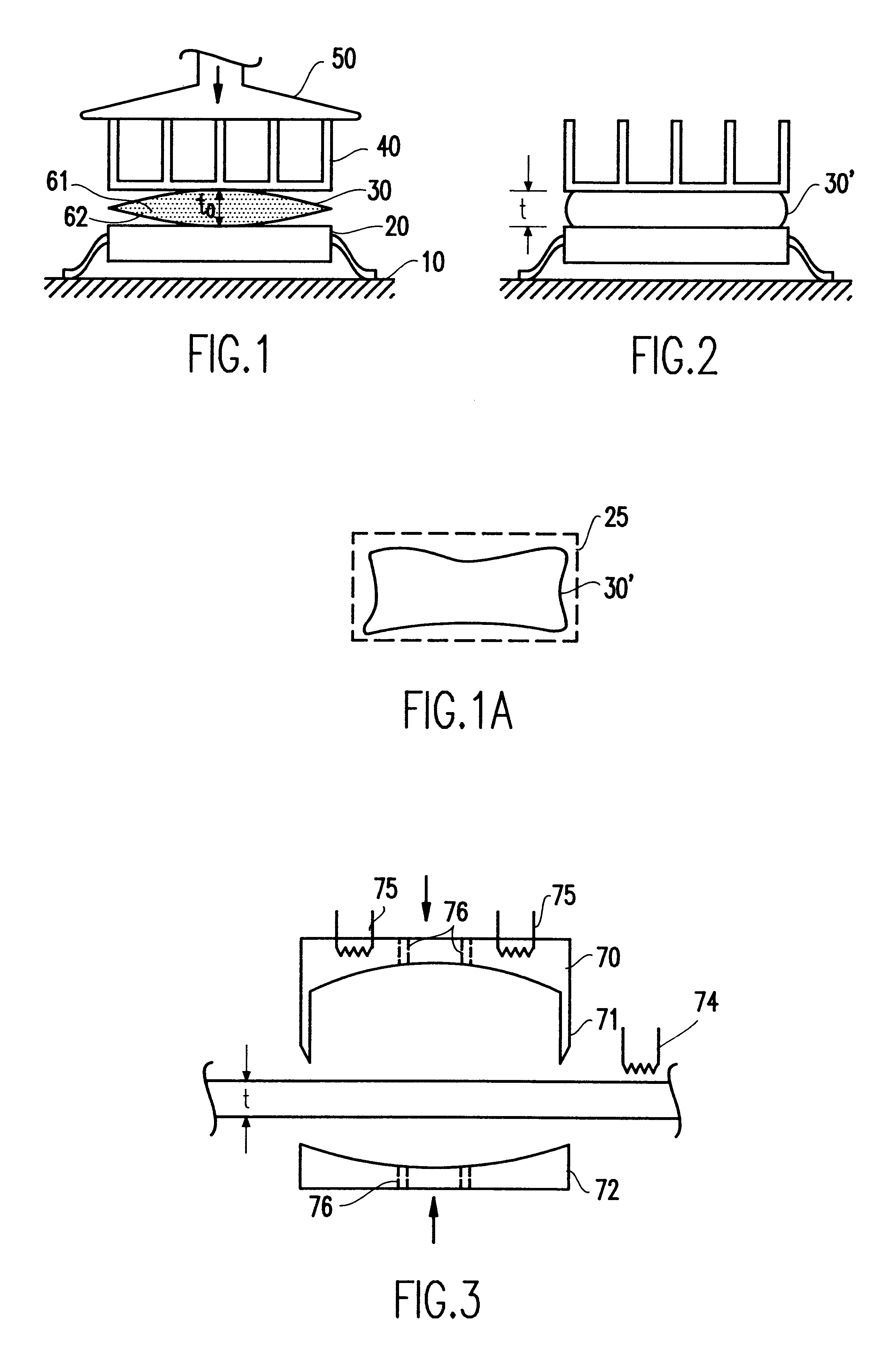 Thermoplastic adhesive preform for heat sink attachment