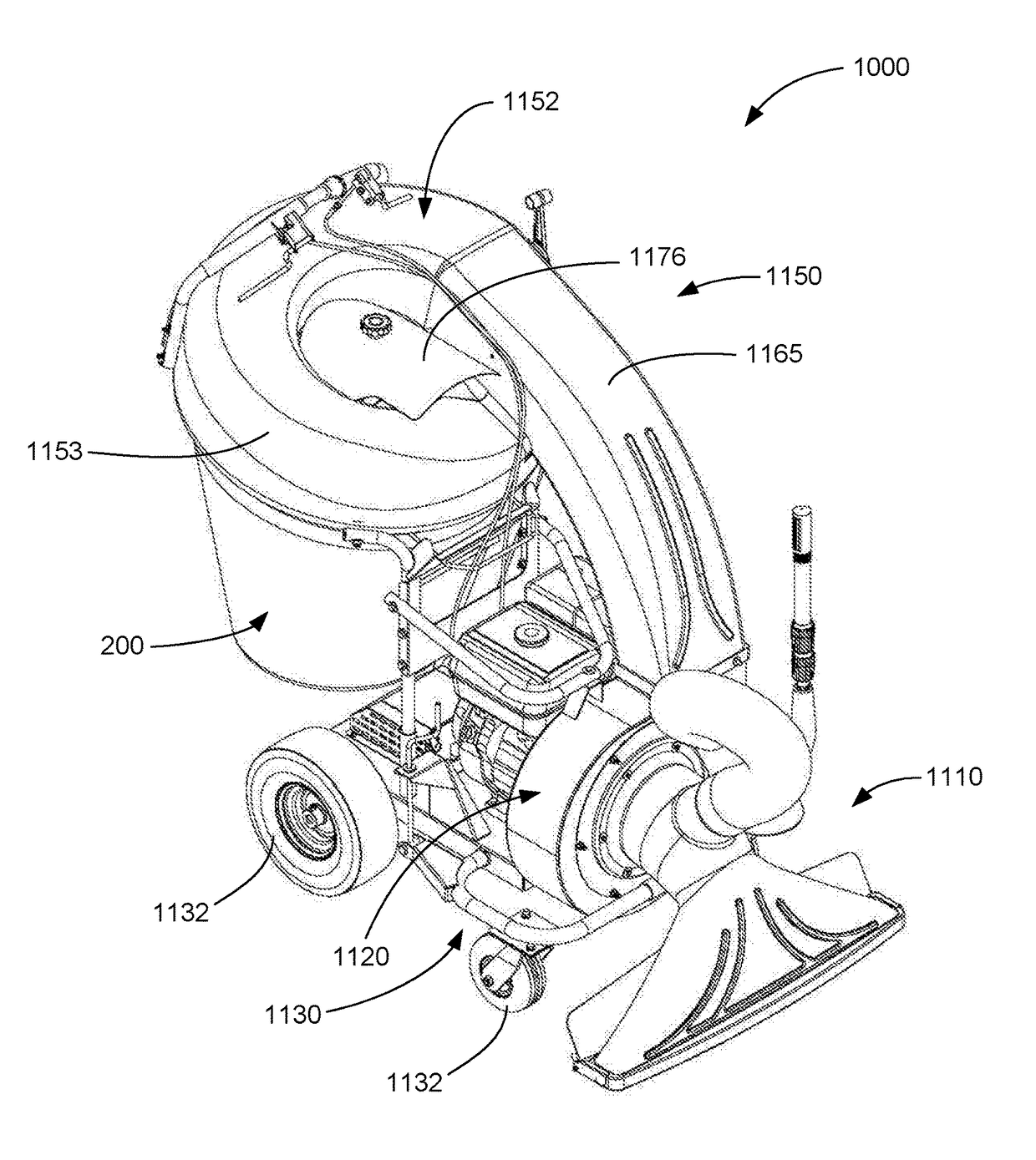 Debris-collecting apparatus and method of collecting debris