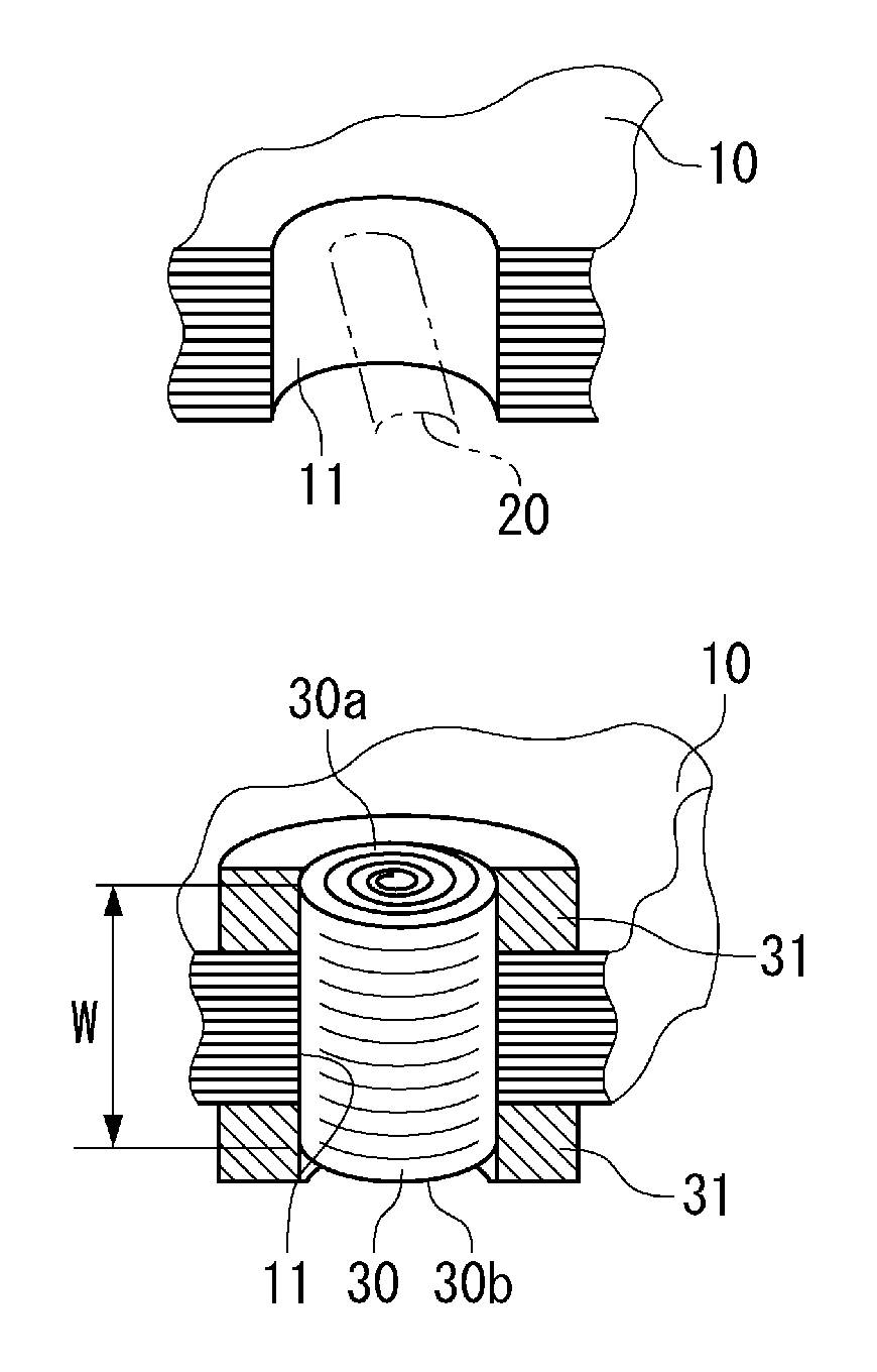 Method for repairing a member comprising a fiber-reinforced plastic